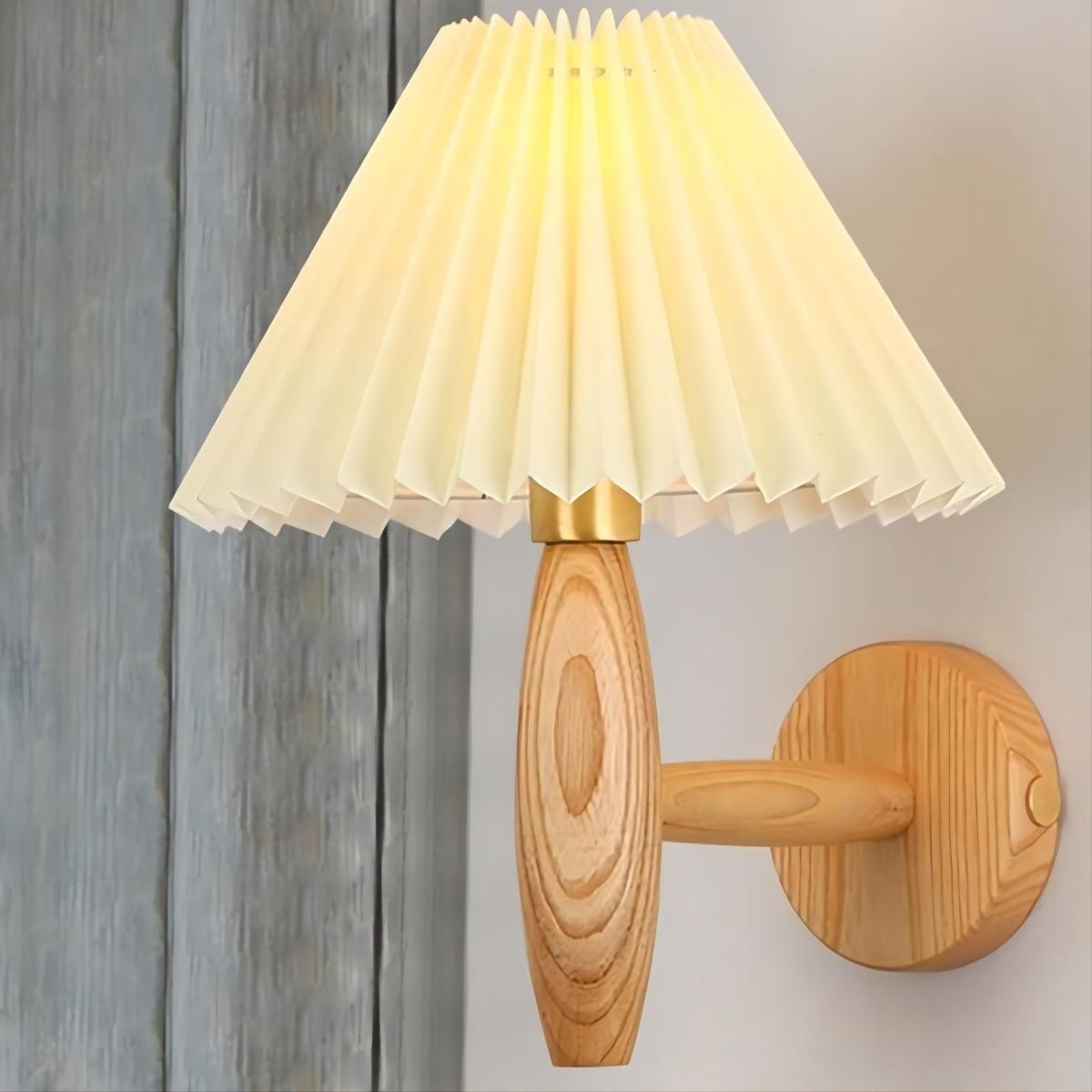 Wooden Wall Lamp