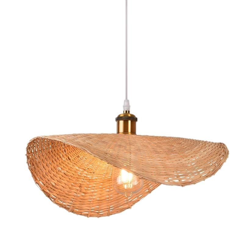 Lotus Wooden Pendant Light