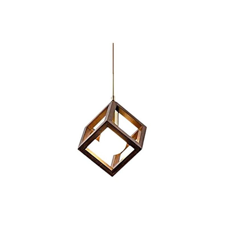 CUBIC Wooden Pendant Light