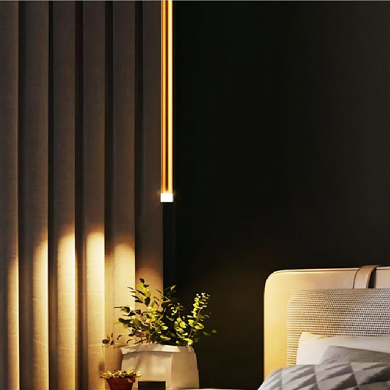 Tube Golden Pendant Lamp
