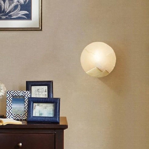 Pure Copper Marble Wall Lamp