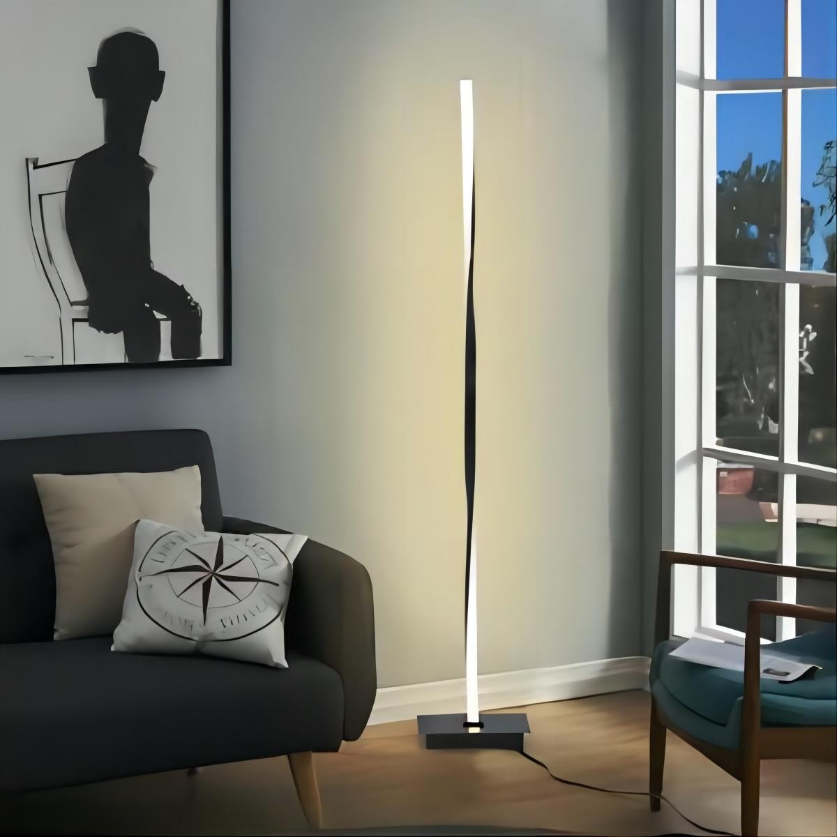 Modern Standing Pole Light