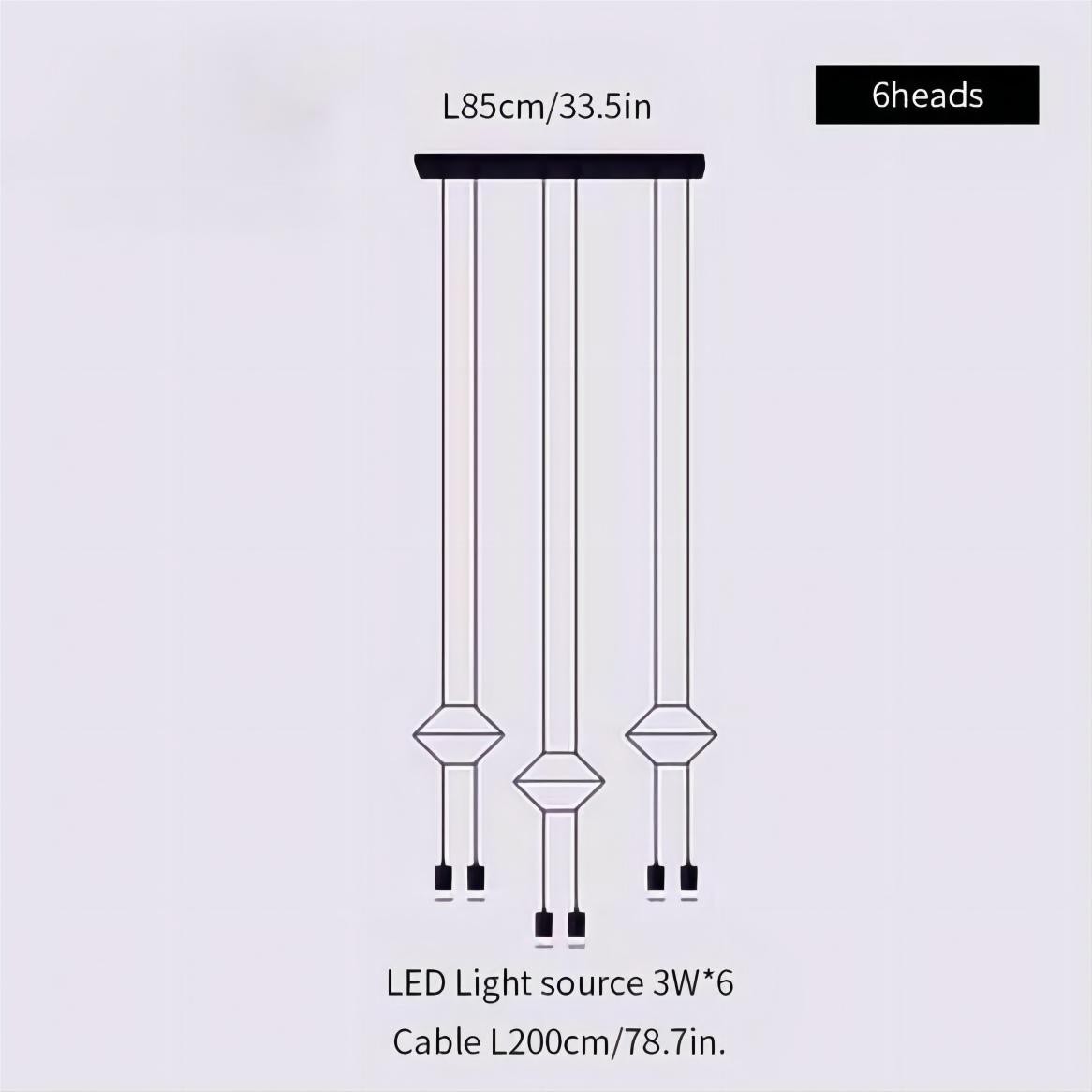 Wireflow Chandelier
