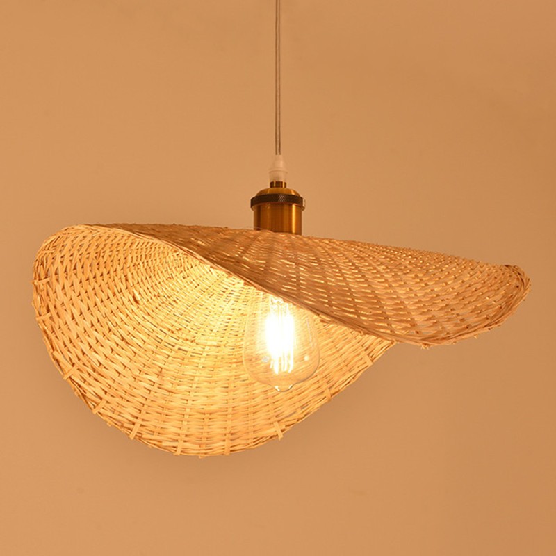 Lotus Wooden Pendant Light