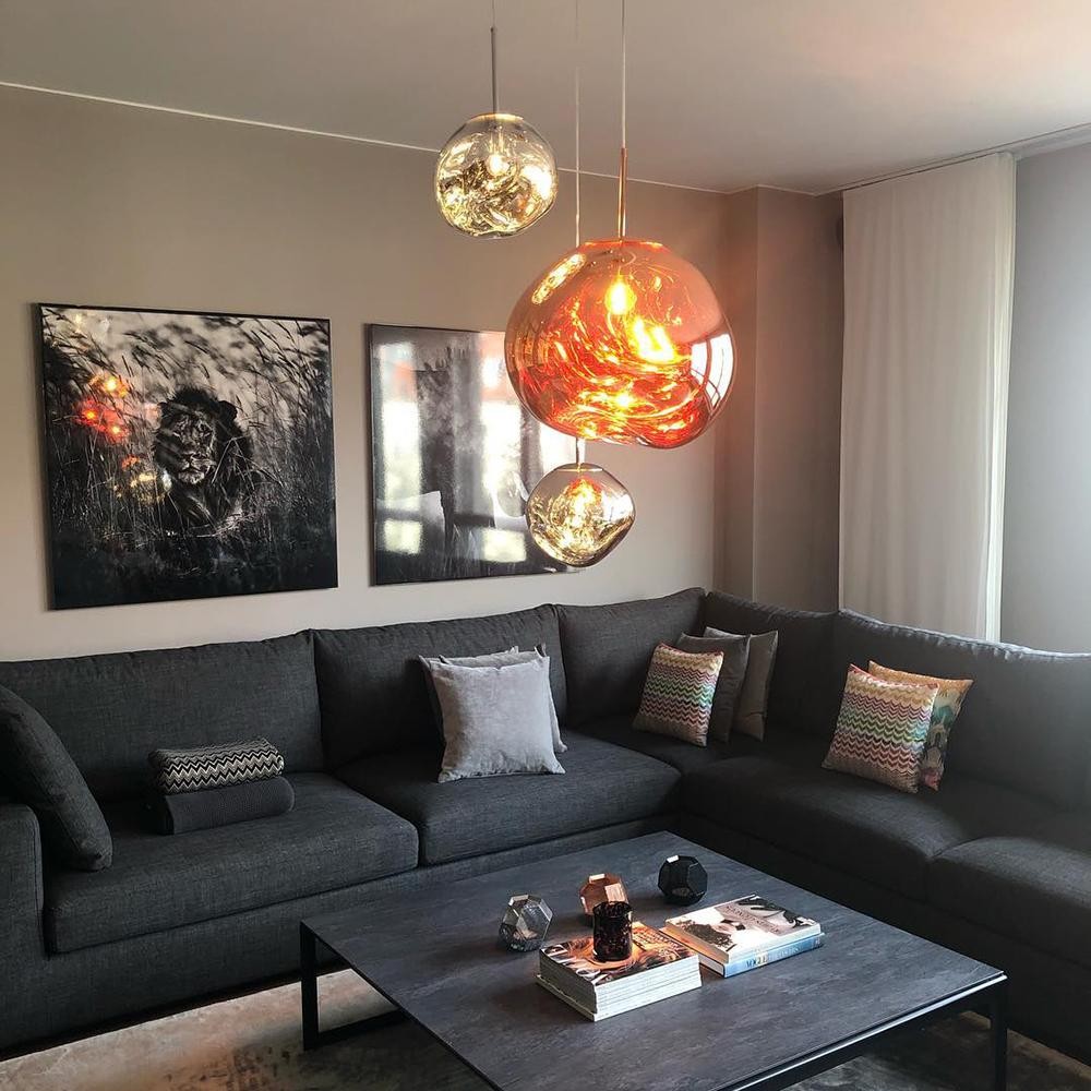 Glass Melt Pendant Light