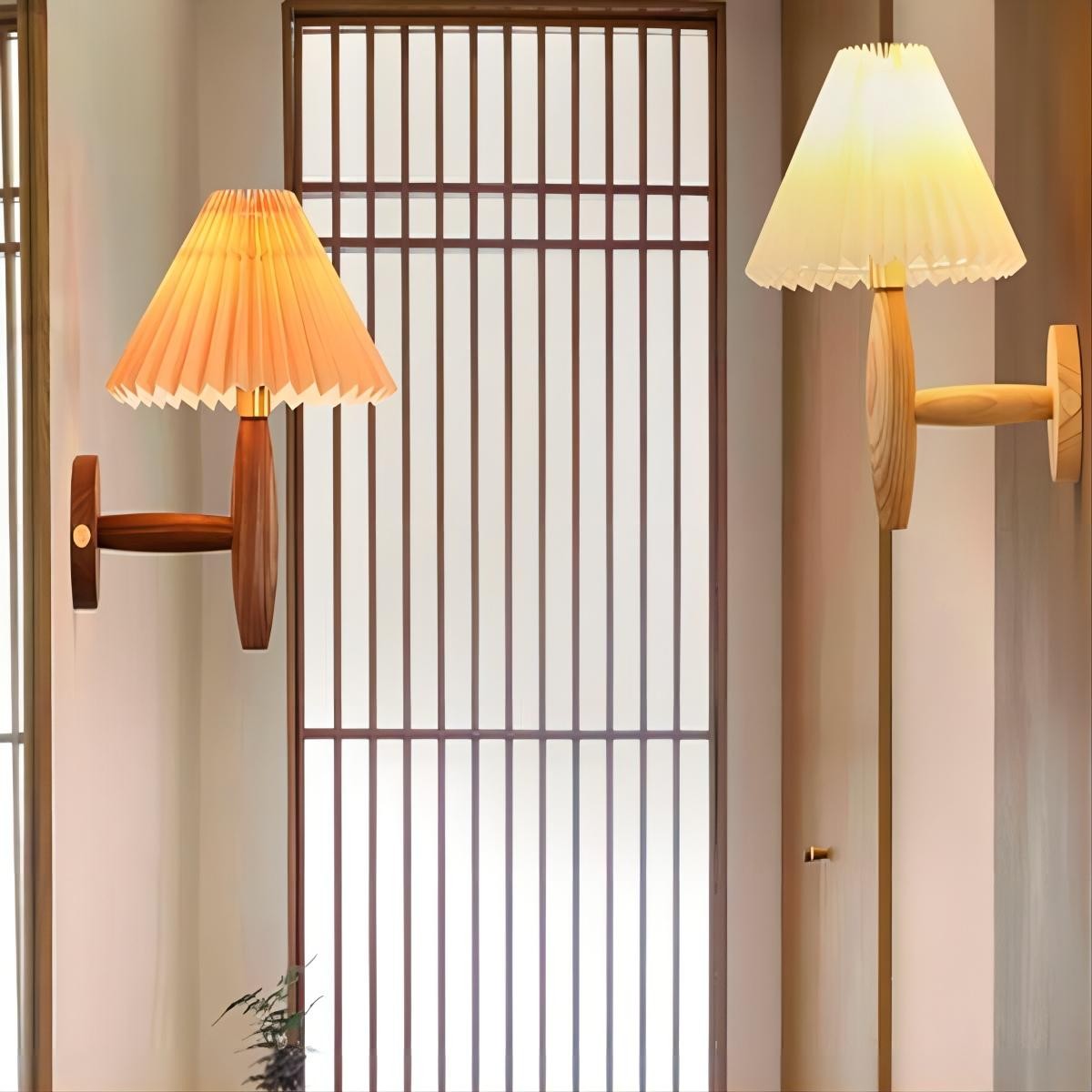 Wooden Wall Lamp