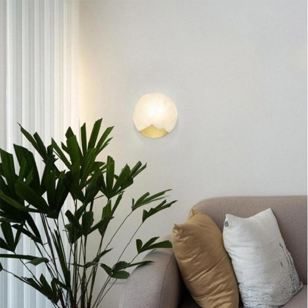 Pure Copper Marble Wall Lamp