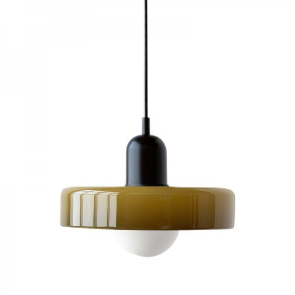 Morandi Disc Orb Glass Pendant Lamp S8