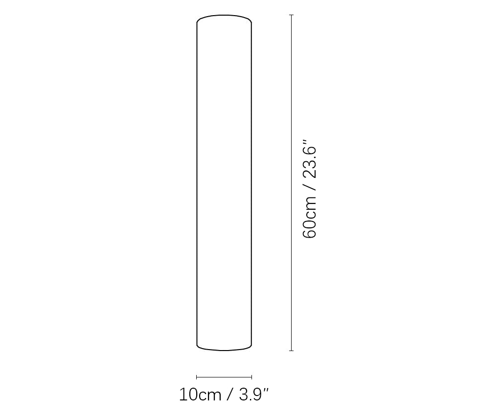 Travertine Stein Lange Long Strip Wall Sconce