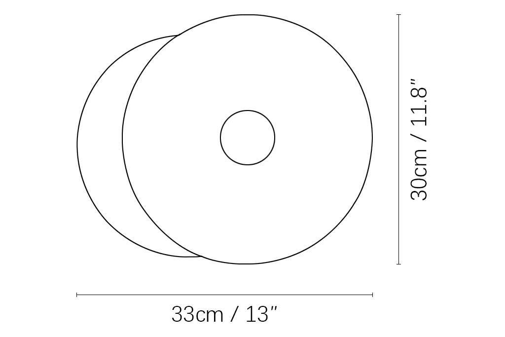 Round Aurora Travertine Wall Lamp