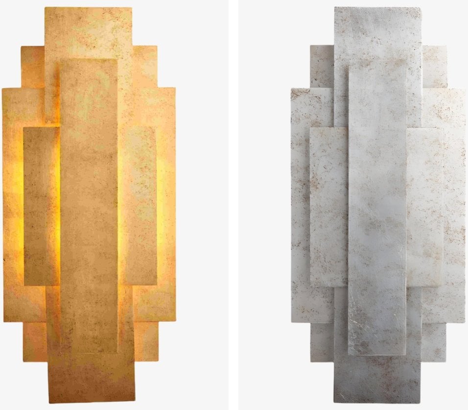 Comparaison des finitions des appliques Kelsar