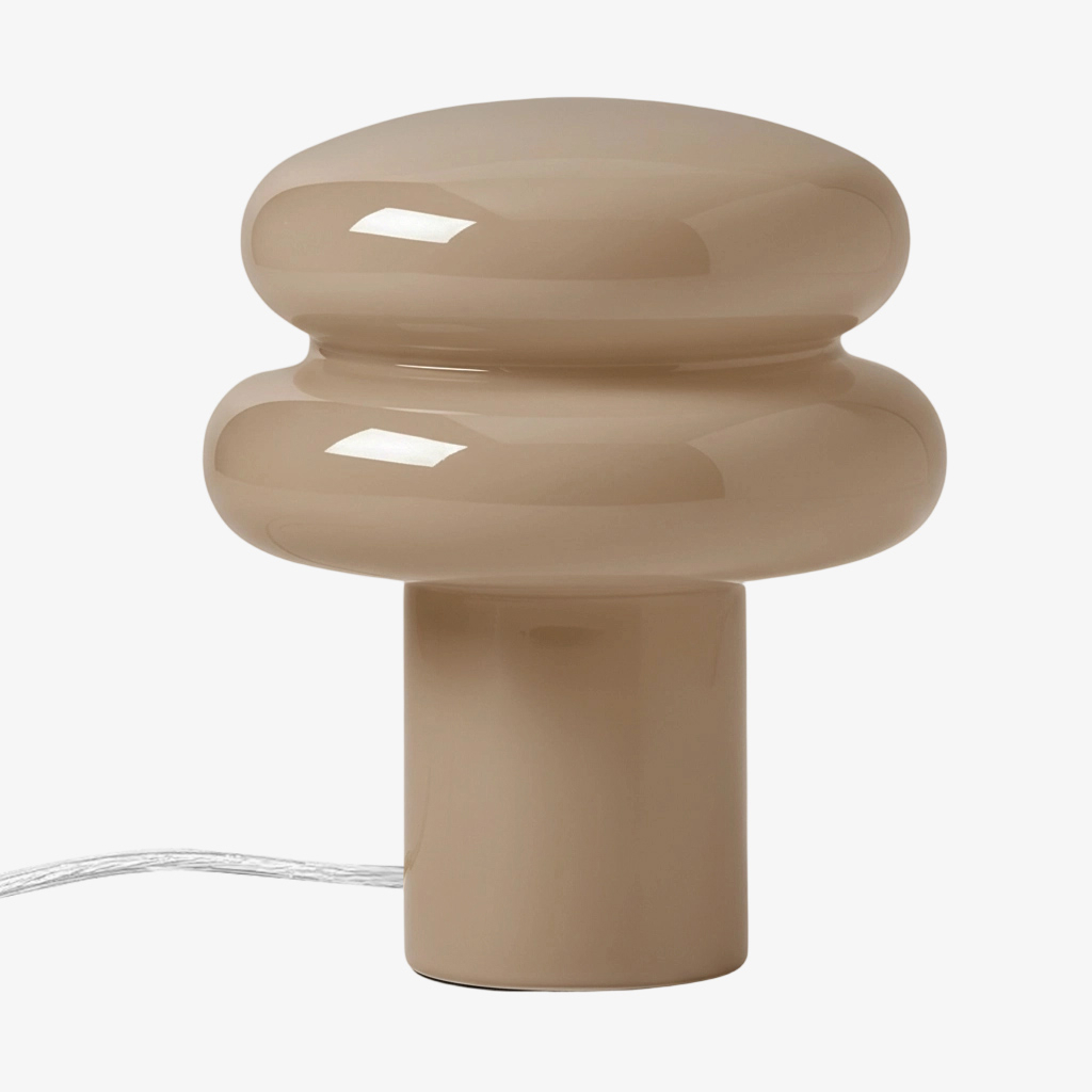 Grey Orra opal glass table lamp