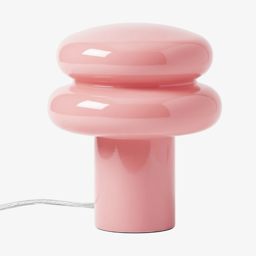 Pink Orra opal glass table lamp