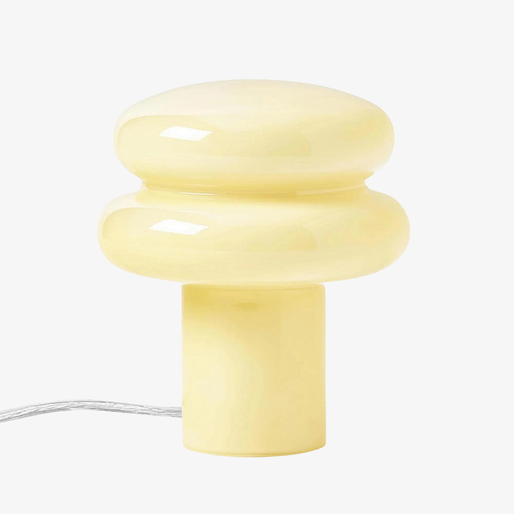 Dusky pink Orra opal glass table lamp