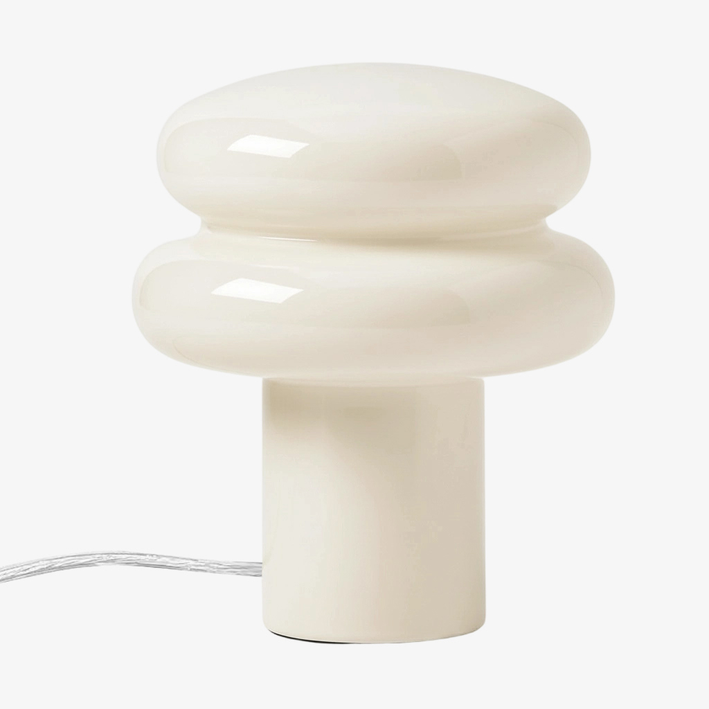 White Orra opal glass table lamp