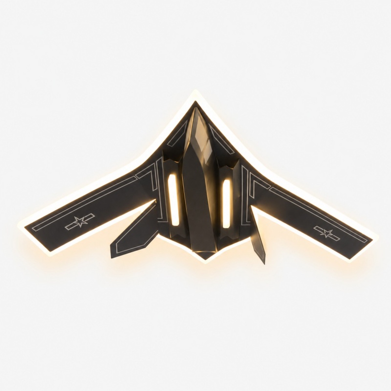Jet fighter LED ceiling light