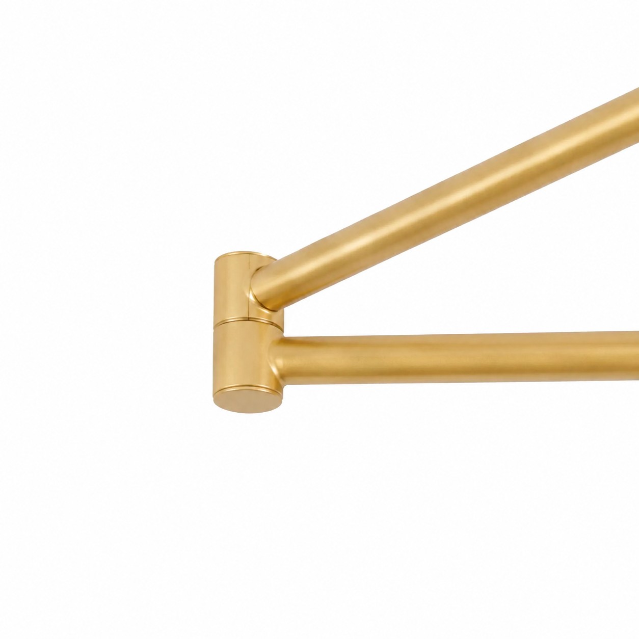 Gold movable arm connection detail