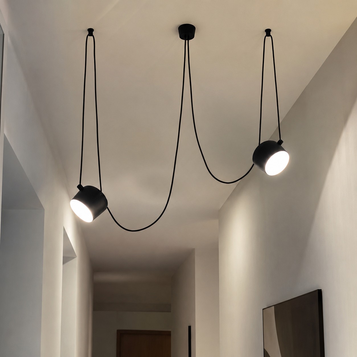 Kundeninstallationsfoto 5 der mehrflammigen Pendelleuchte