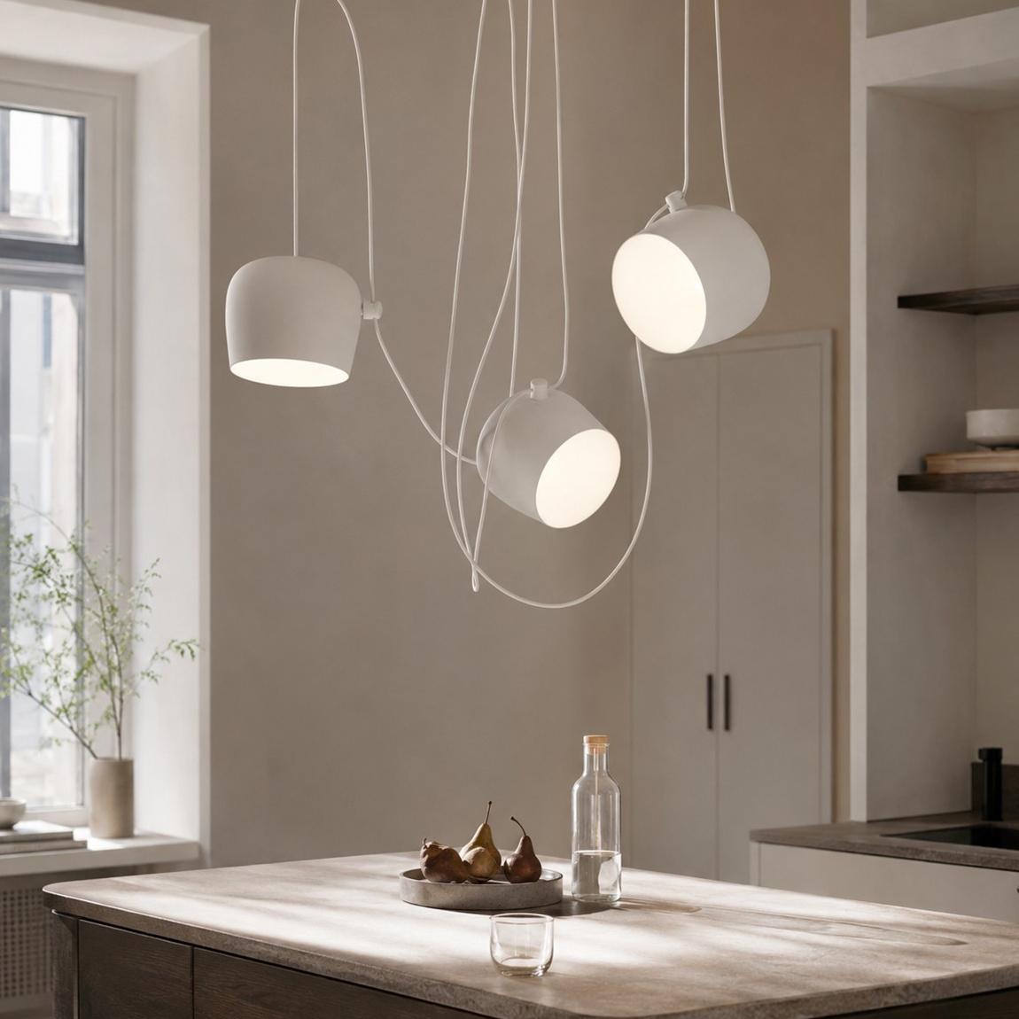 Kundeninstallationsfoto 6 der mehrflammigen Pendelleuchte