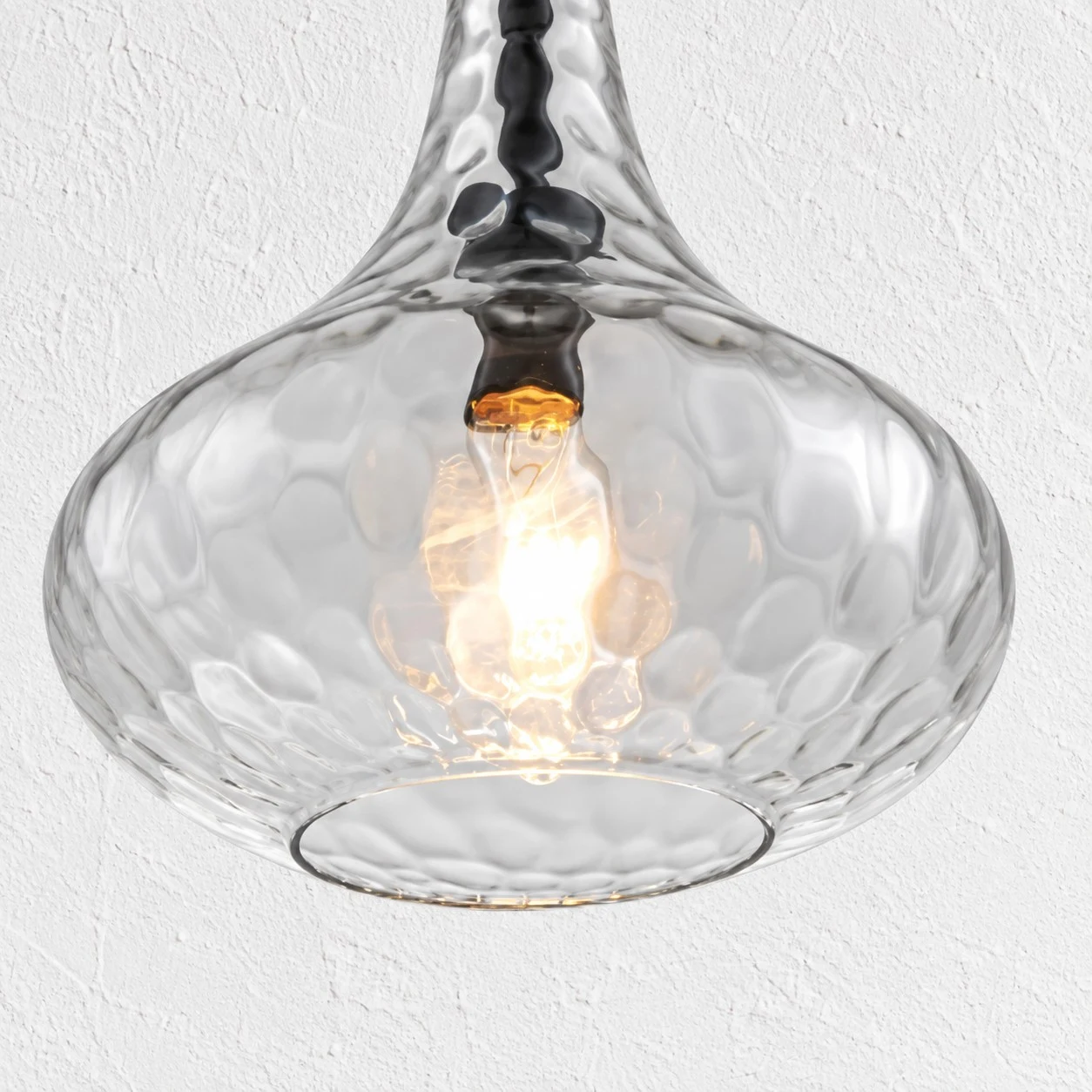 Rippled glass detail