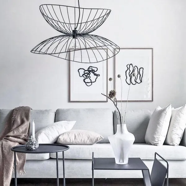 Ray metal pendant light
