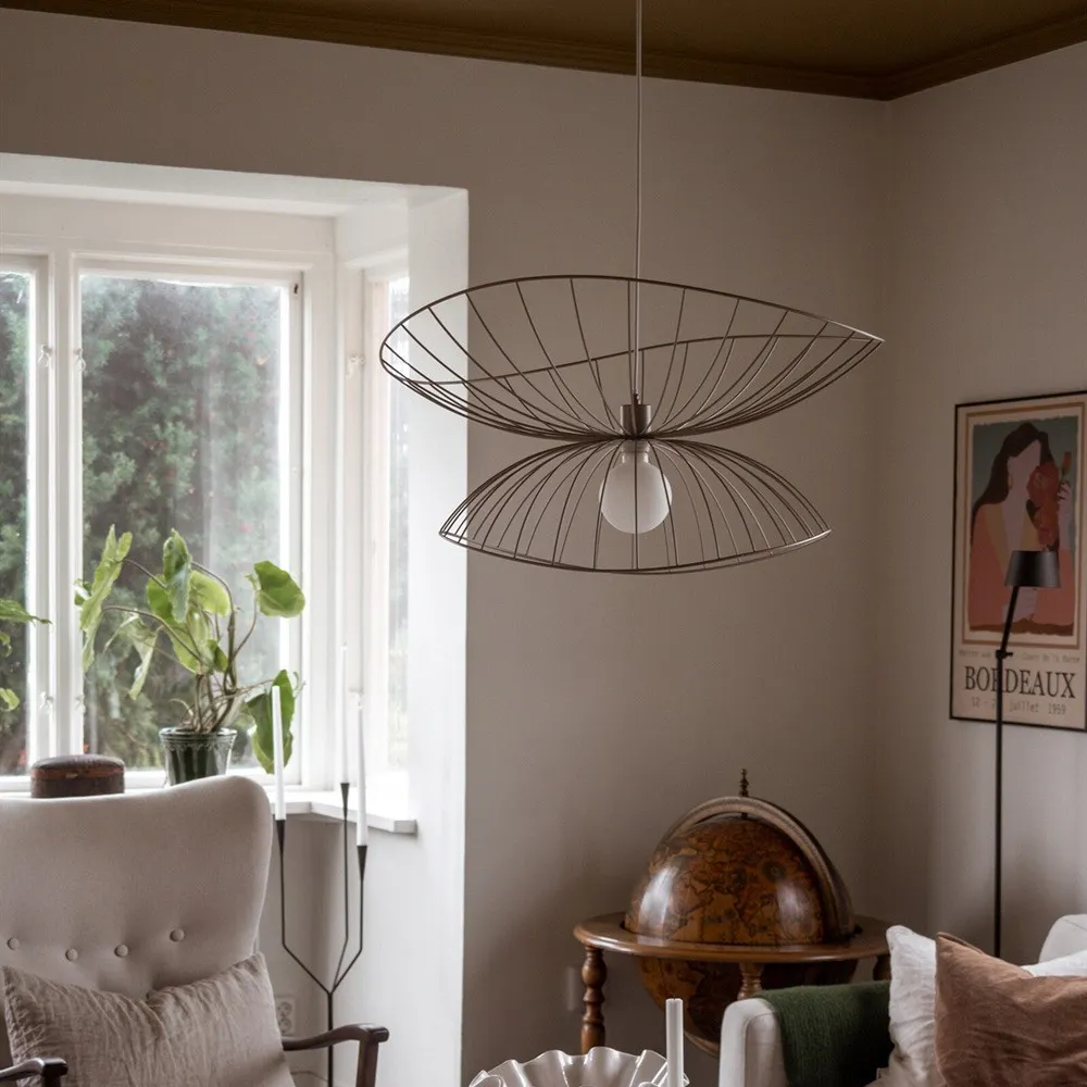 Ray metal pendant light
