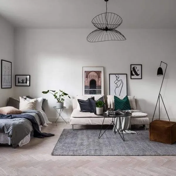Ray metal pendant light