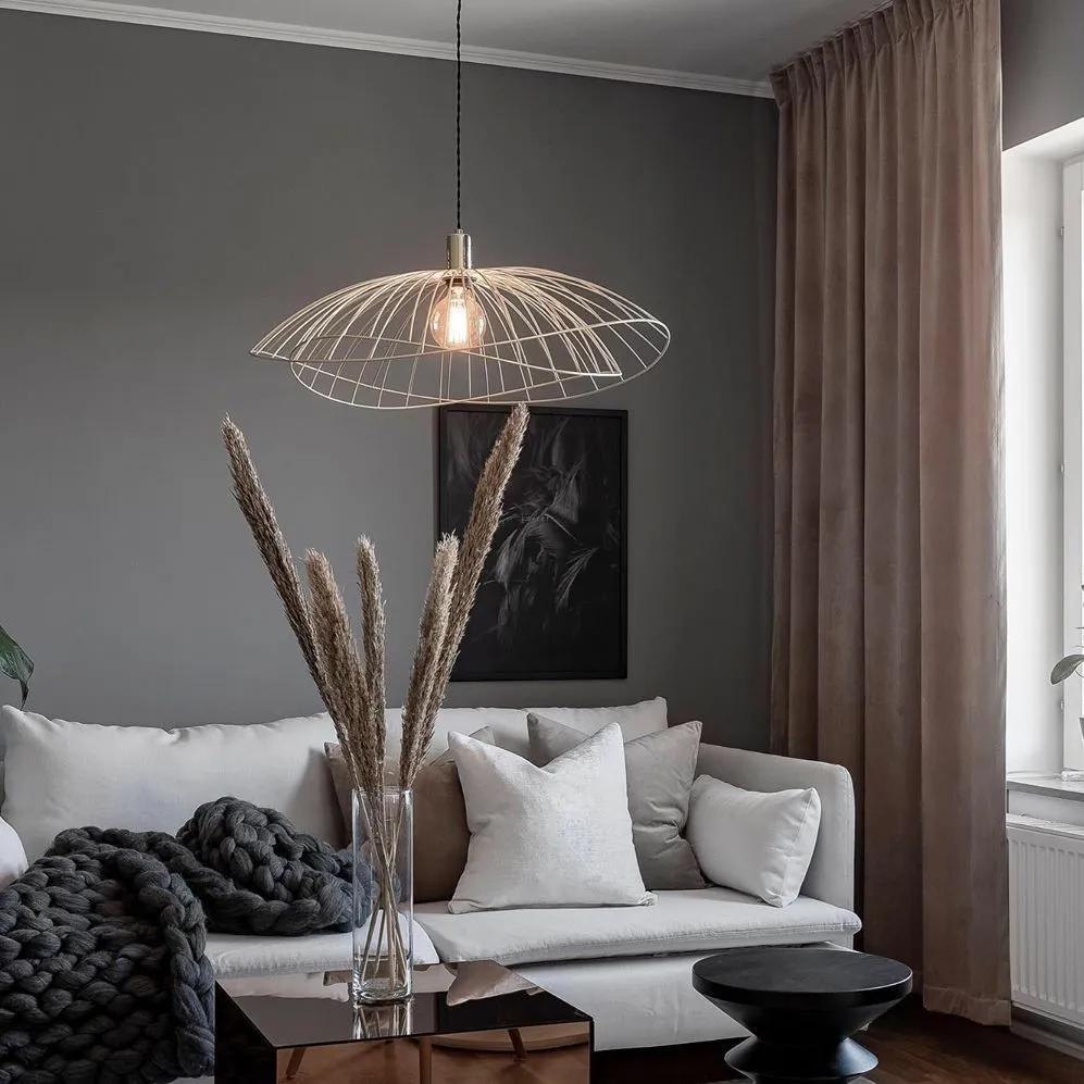 Ray metal pendant light