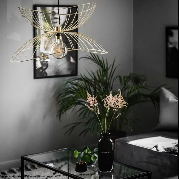 Ray metal pendant light