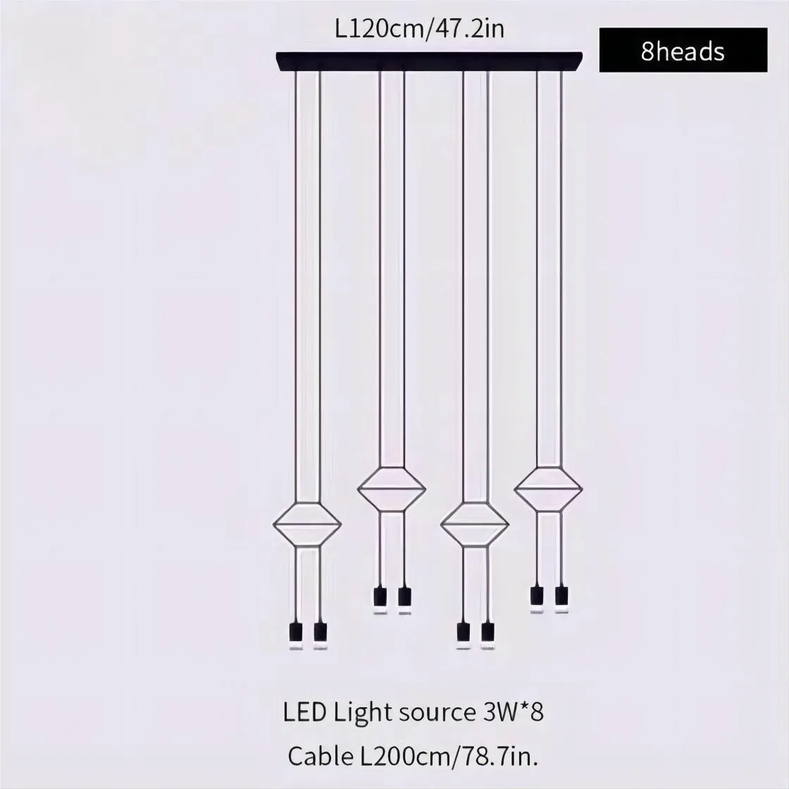 Wireflow Chandelier