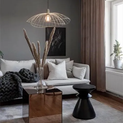 Ray metal pendant light