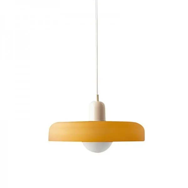 Morandi Disc Orb Glass Pendant Lamp S8