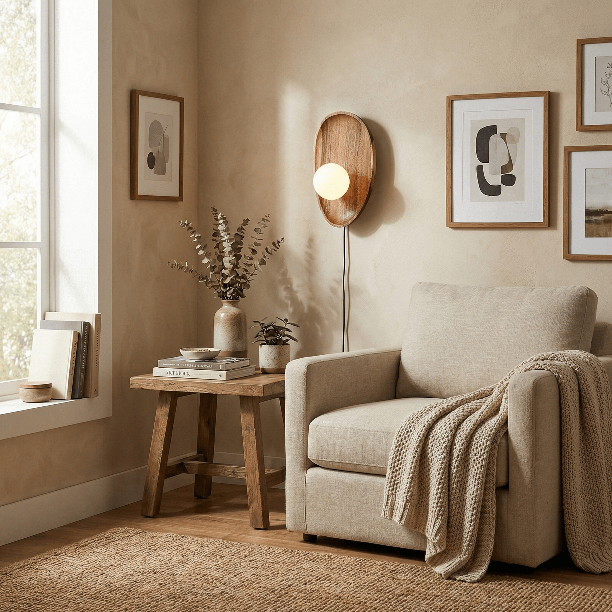 Eivor Wood Plug-In Wall Light - product image 4