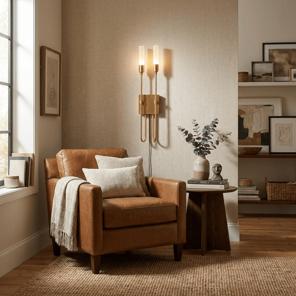Double Arrow Acrylic Plug-In Wall Light - product image 8