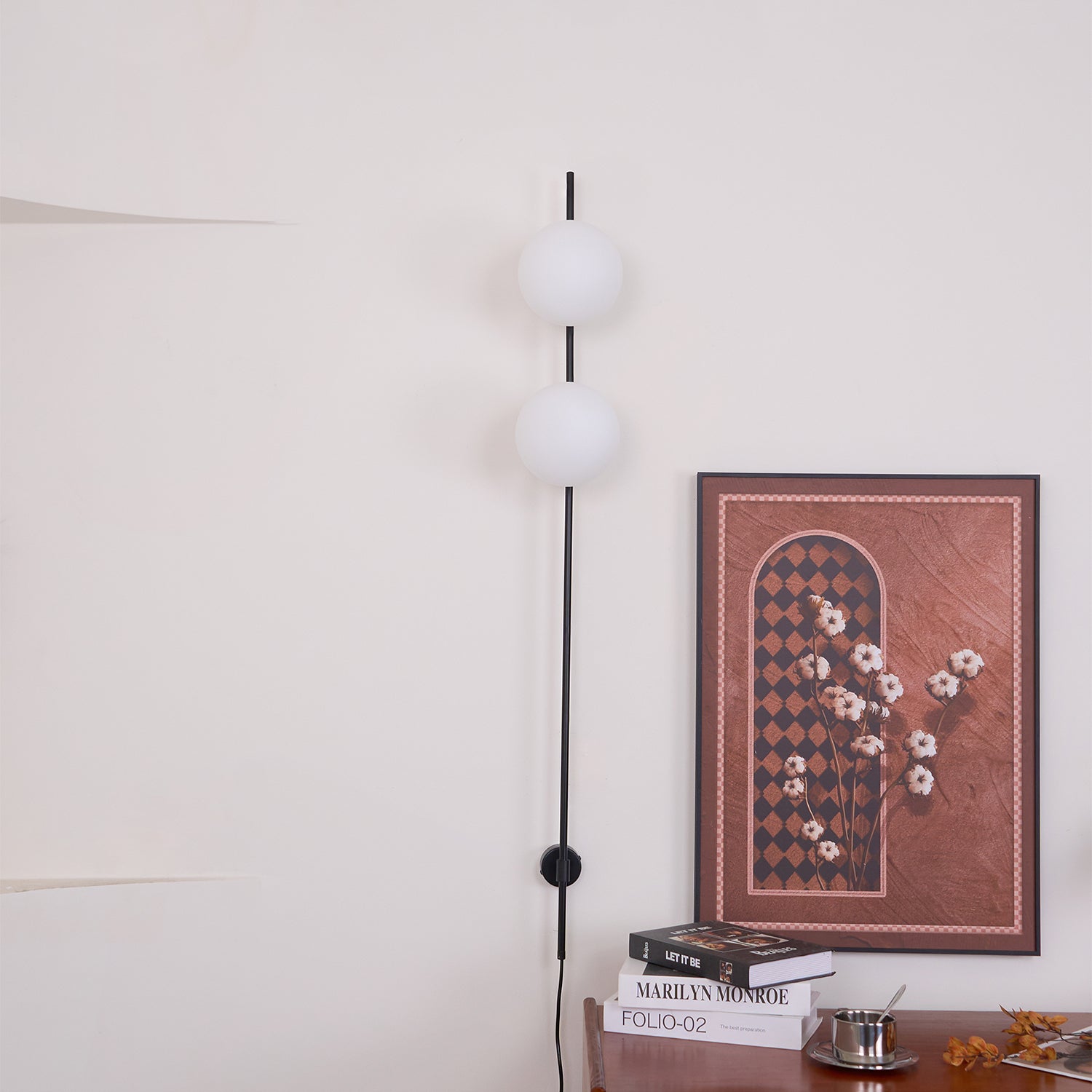 Sculptural Glass Plug-In Wall Light - product image 8