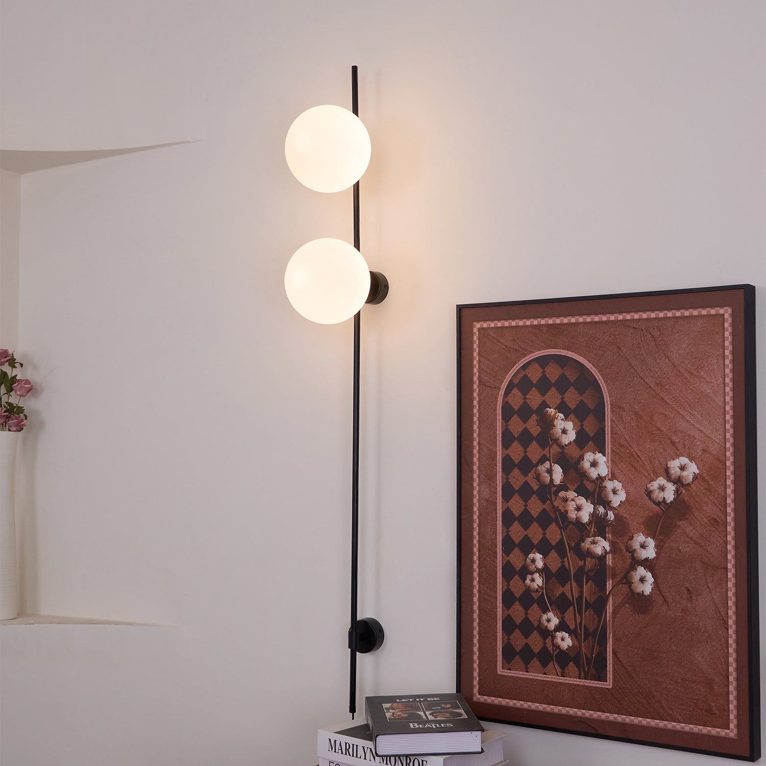 Sculptural Glass Plug-In Wall Light - product image 6