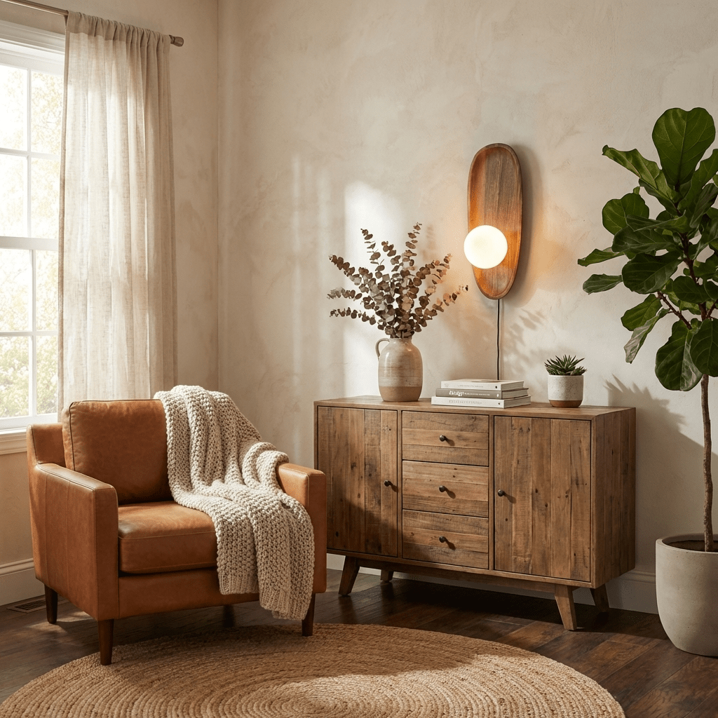 Eivor Wood Plug-In Wall Light - product image 5