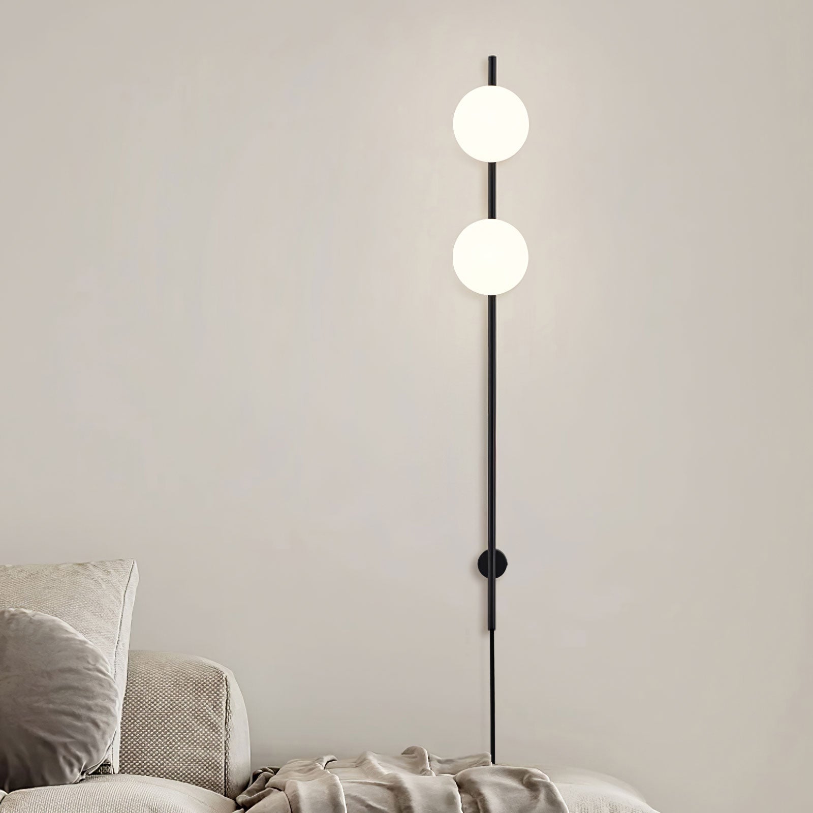 Sculptural Glass Plug-In Wall Light - product image 4