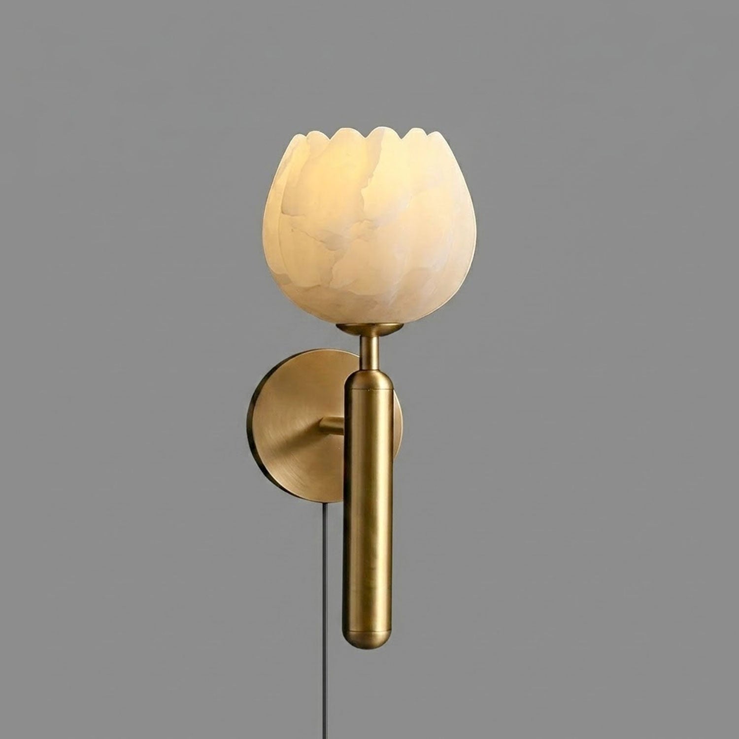 Mian Alabaster Plug-In Wall Light with Inline Switch - product image 14
