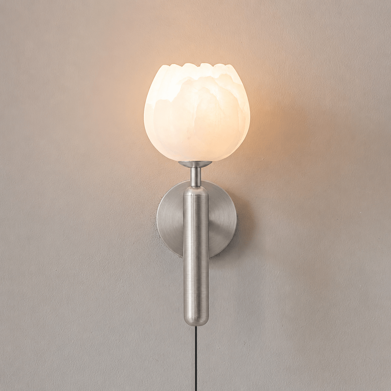 Mian Alabaster Plug-In Wall Light with Inline Switch - product image 13