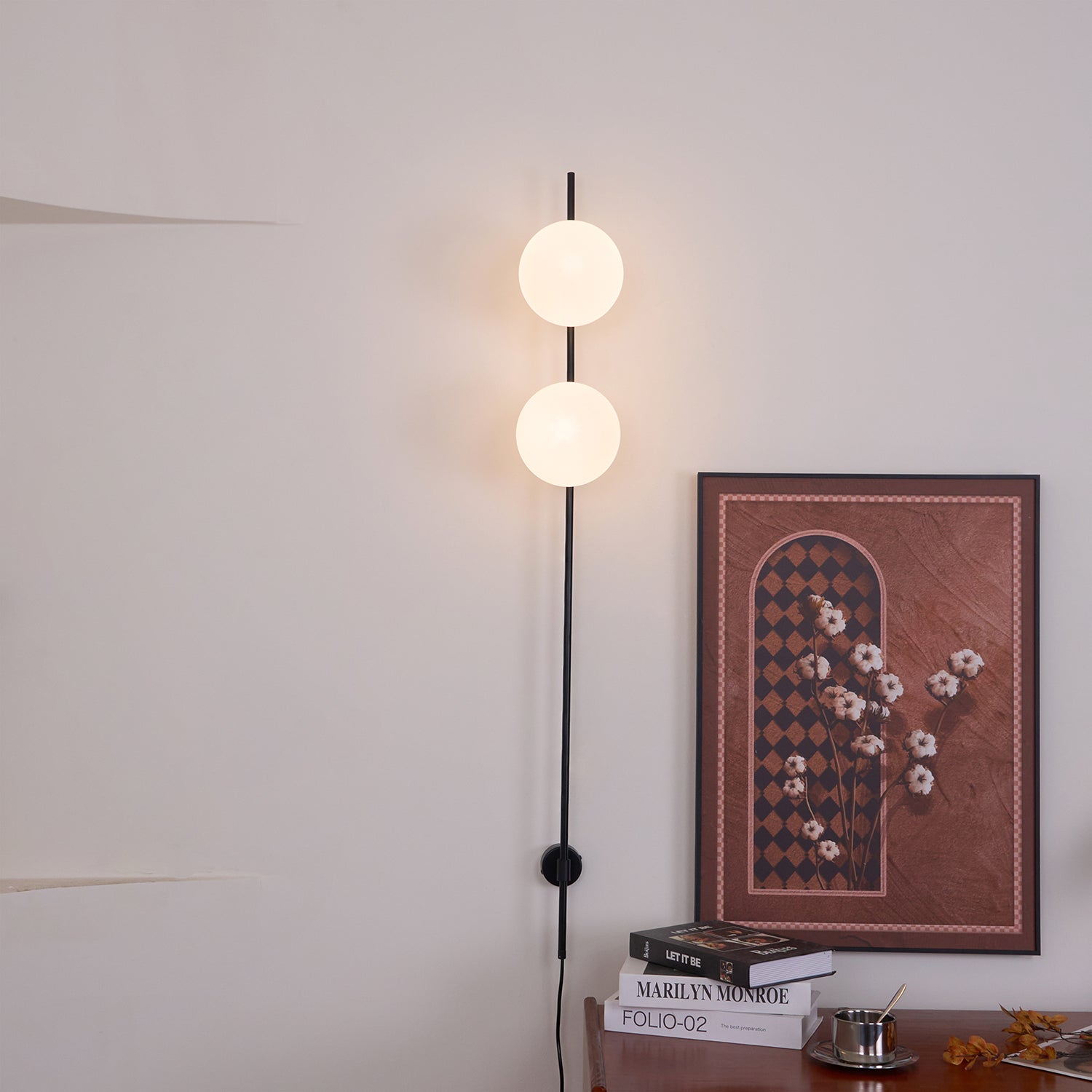 Sculptural Glass Plug-In Wall Light - product image 5